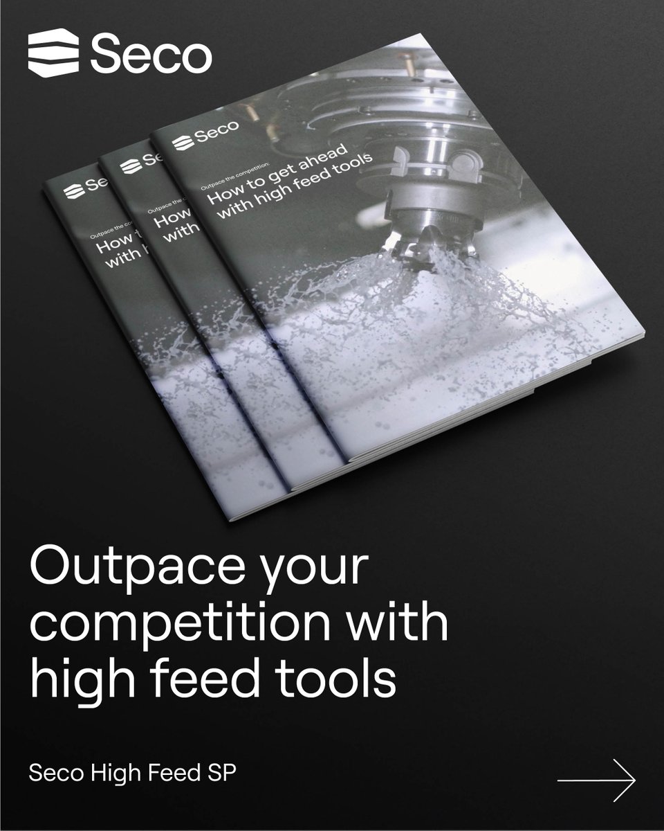 Time to speed up and download our free e-book! Did you know our High Feed SP is 3 x more productive than standard mills? 🔥 

Download it now👉ow.ly/kZk450WXtVN