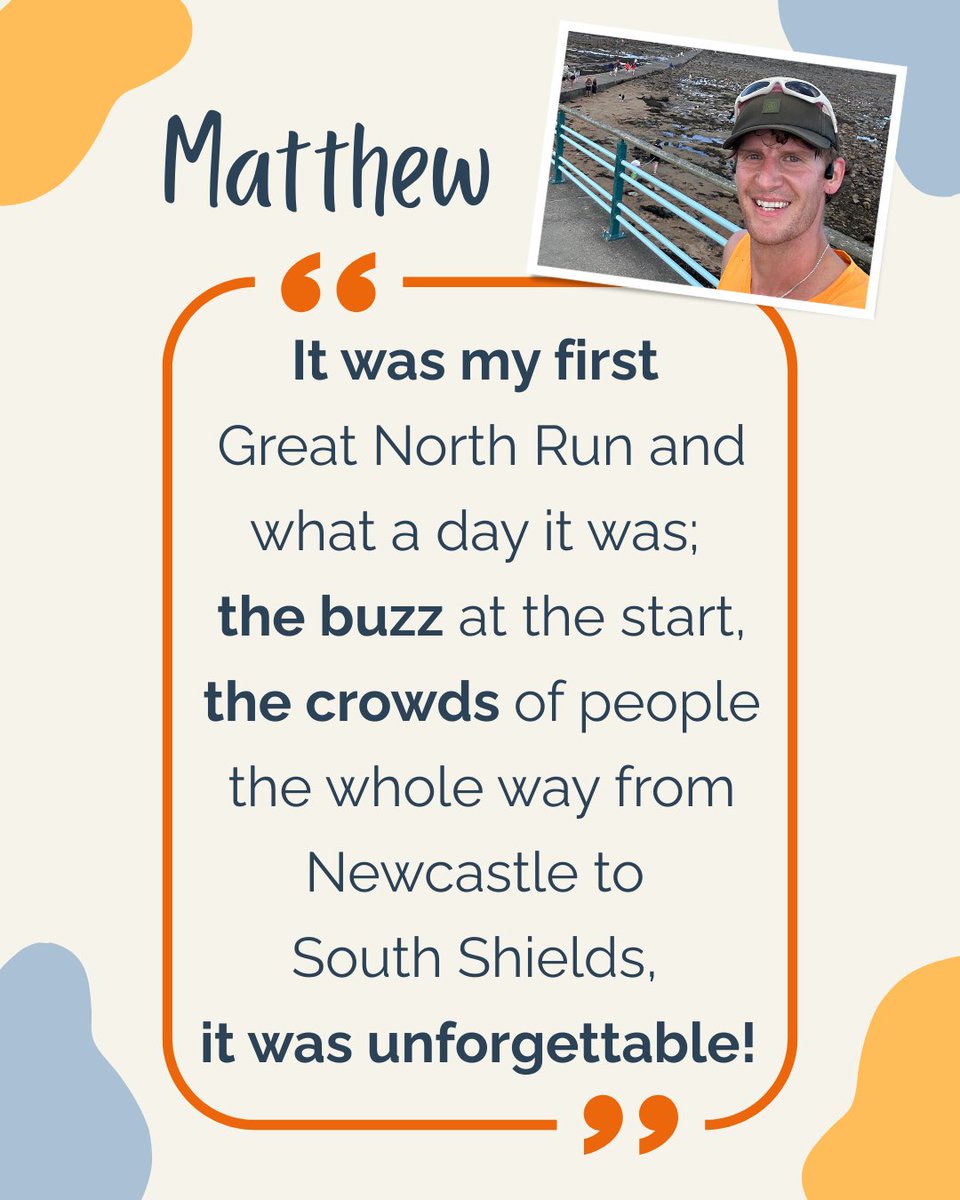 We are so grateful to supporter, Matthew who ran the Great North Run earlier this month in aid of Amber. Matthew set himself a fundraising target of £1,000, and managed to raise a total of £1,588 – the equivalent of 63 music lessons!