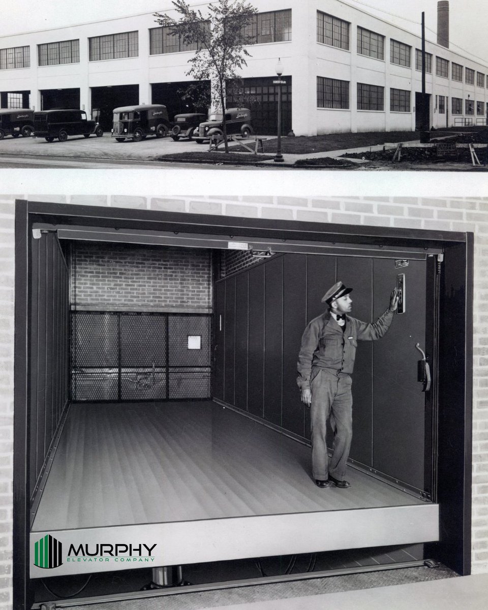 MurphyElevator's tweet image. Here’s a look back at one of our earliest freight elevator projects. From day one, Murphy Elevator has been delivering dependable service and craftsmanship that stand the test of time.

#MurphyElevator #ElevatorHistory #FreightElevator #CommercialElevators #TrustedSince1932