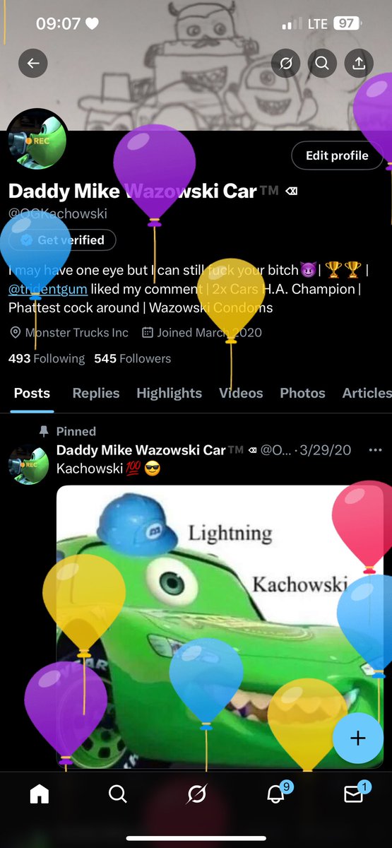 Daddy Mike Wazowski Car™️ ⌫ tweet media