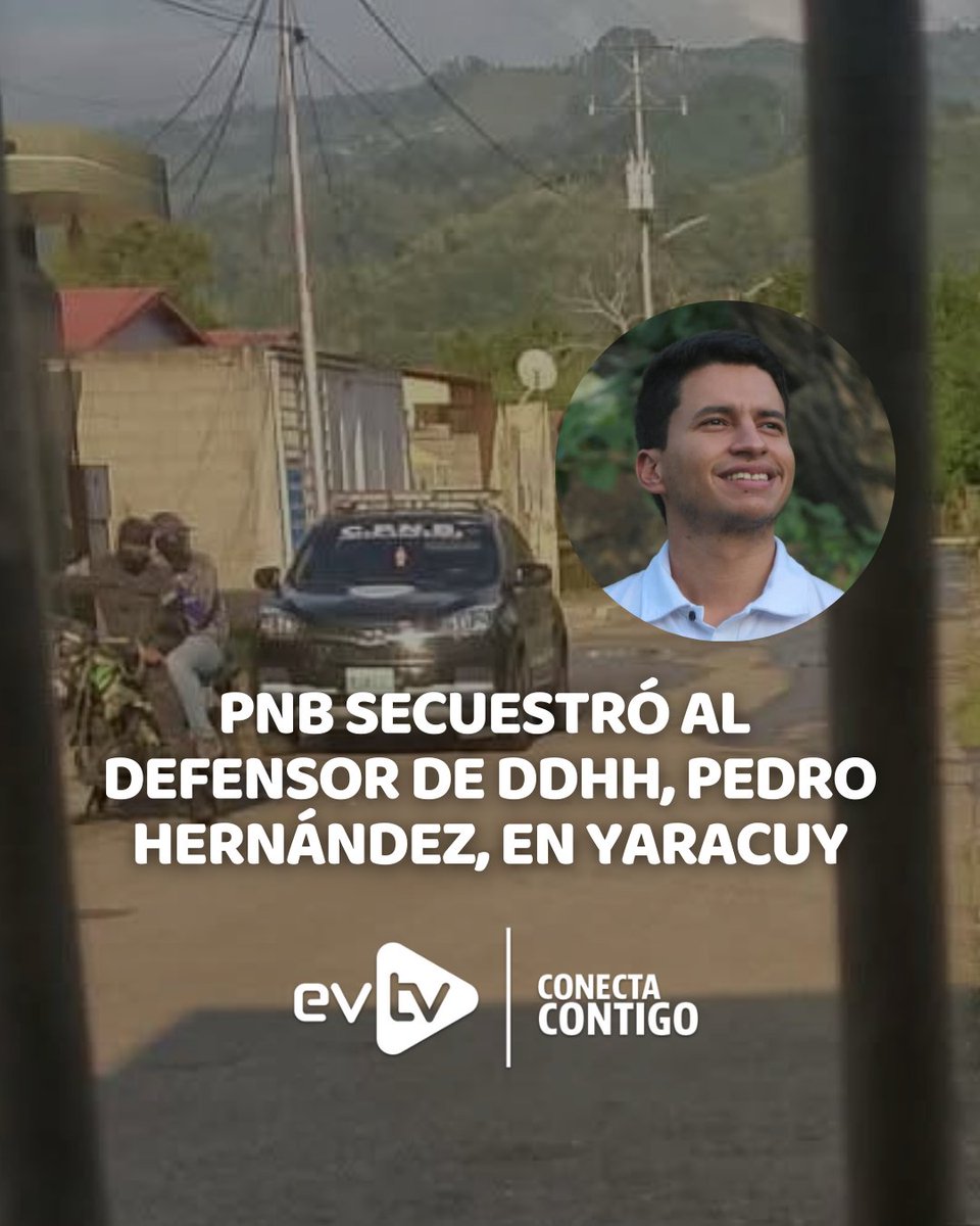 EVTVMiami's tweet image. 🚨 #AlertaDDHH | Denuncian desaparición forzada en Yaracuy

Organizaciones de derechos humanos denunciaron que el activista social Pedro Hernández fue secuestrado por presuntos funcionarios de la PNB en la localidad de Aroa, estado Yaracuy.

👥 Testigos aseguran que fue…
