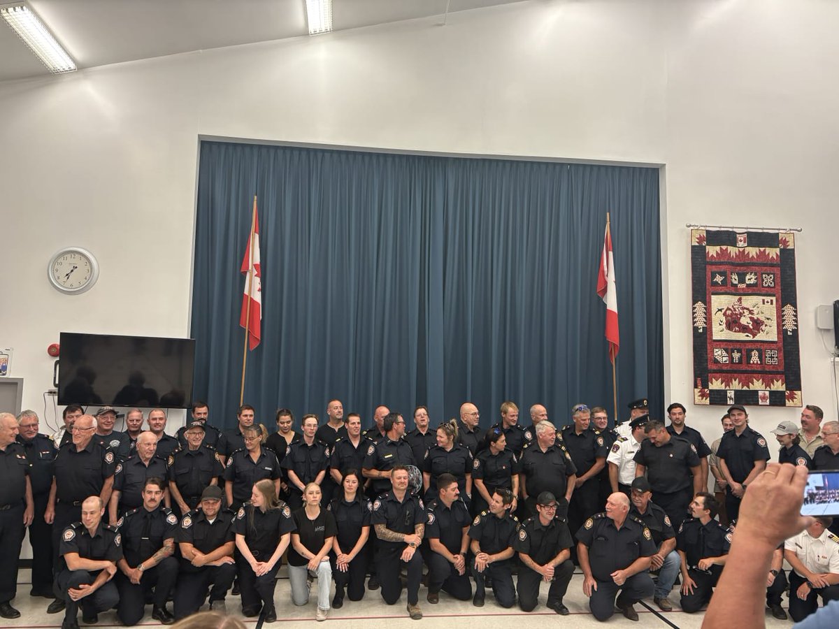 It truly took a community to help us overcome and get through the wildland fires this summer.

It was a pleasure to attend the appreciation dinner for the Kawartha Lakes Fire Rescue Service, Trent Lakes Fire Rescue, the Ministry of Natural Resources Detachments, and the City of
