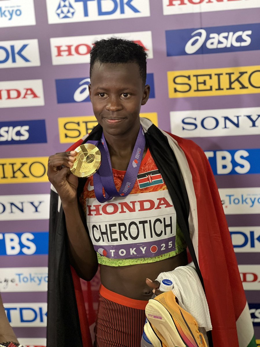 Lynne Wachira (@wachiralynne) on Twitter photo โ
 2025 World champion ๐ฅ
โ
 2025 World Championship record 
โ
 2024 Olympic Bronze medallist ๐ฅ
โ
2023 World bronze medallist ๐ฅ 
โ
 2021 World U 20 bronze medallist ๐ฅ 
Faith Cherotich progression in the steeplechase has been steady & sure. โ
 2025 World champion ๐ฅ
โ
 2025 World Championship record 
โ
 2024 Olympic Bronze medallist ๐ฅ
โ
2023 World bronze medallist ๐ฅ 
โ
 2021 World U 20 bronze medallist ๐ฅ 
Faith Cherotich progression in the steeplechase has been steady & sure.