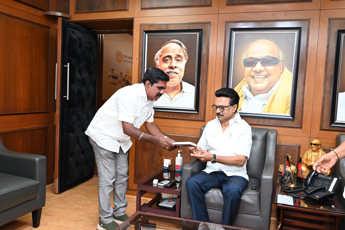 agasthi76's tweet image. Birthday Wishes from Honorable @CMOTamilnadu @mkstalin