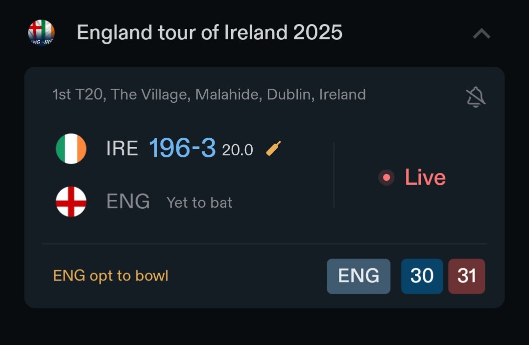 harde12411's tweet image. Ireland always scores well only against England. 😎😎😂😂
What enmity do they have with England, both of them are from the same country. 😋😋😋😋😋😋😋
#ENGvsIRE #PAKvsUAE