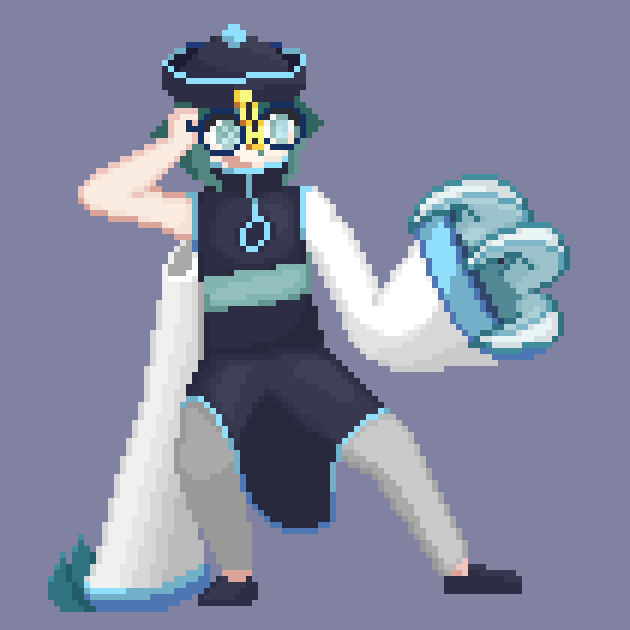 wakujuz's tweet photo. This cosplay feels too real! Duwi as Hsien-ko from Darkstalkers.
Made in Aseprite, 105x105 pixels
#duart #Darkstalkers https://t.co/6gWqb9SYGb