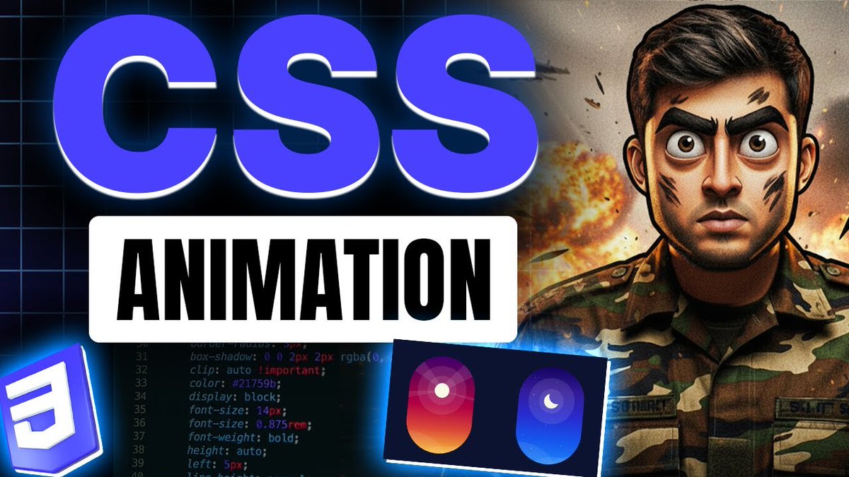 HeetSheth15's tweet image. Bhaiya ekdum animated dikh rahe hai...
Day 13 of #projectDefense 🎬
📷CSS animations today
📷 Marquee banner for Bouncing ball with shadow 📷 : youtu.be/bOoNAPpBvpU?si… #coderarmy #baapcoder