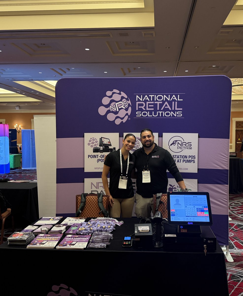 nrsplus's tweet image. 🎰✨ NRS is LIVE at @Caesars Palace in Las Vegas for the NTCA Trade Show!

Stop by our booth # 202  and see how NRS can help your business run smoothly, efficiently, and profitably. 💜

#NTCA2025 #NRSPOS #NRSPay #TradeShow #LasVegas #RetailTech