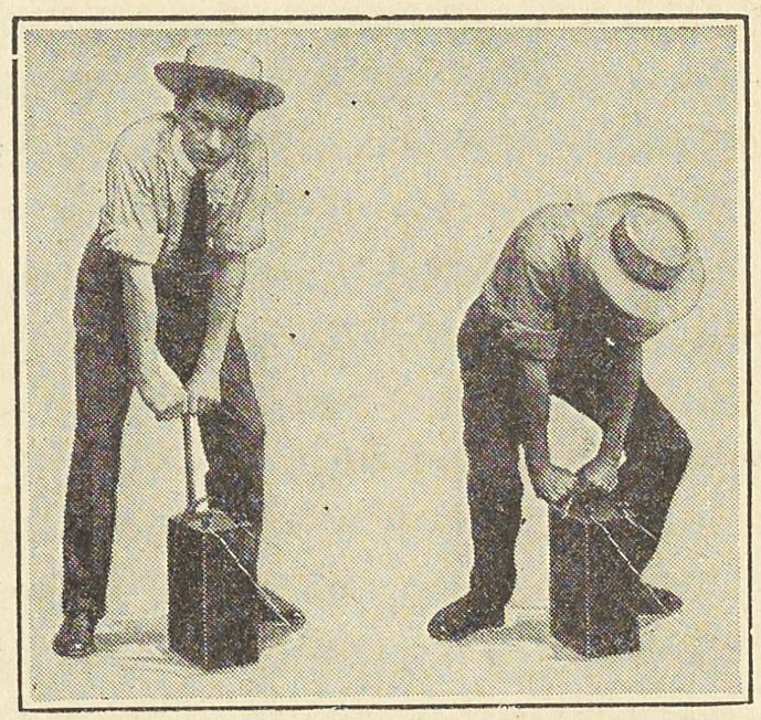 創作の爆破シーンでよく見かける押し込むと爆発するT字型の棒のついた装置、あれは押し引きすると発電される発電機で押しただけでは爆発せず、実際は接続されたスイッチを入れるとコンデンサーに蓄積された電気が流れて爆発するという事を知ってショックを受けてる。