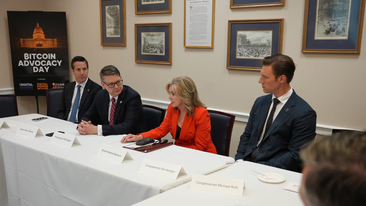 Yesterday we hosted a successful Bitcoin Advocacy Day on Capitol Hill through <a href="/DigitalChamber/">The Digital Chamber</a>’s <a href="/DigitalPowerUS/">Digital Power Network</a> &amp; <a href="/HaileyMillerDC/">Hailey Miller</a> bringing lawmakers, advocates, and industry leaders together to advance the #BITCOINAct and a Strategic Bitcoin Reserve. <a href="/saylor/">Michael Saylor</a> <a href="/fgthiel/">Fred Thiel</a> <a href="/fundstrat/">Thomas (Tom) Lee (not drummer) FSInsight.com</a>
