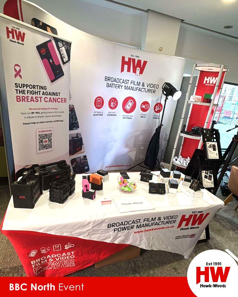 Hawk_Woods's tweet photo. We were delighted to visit BBC North and showcase some of our newest products and initiatives. A huge thank you to Stuart for the invitation, and to everyone we had the pleasure of speaking with.
#BBC #BBCNorth #BatteryPower #breastcancerfight #breastcancerawareness #justgiving https://t.co/0xHaeYBJhB