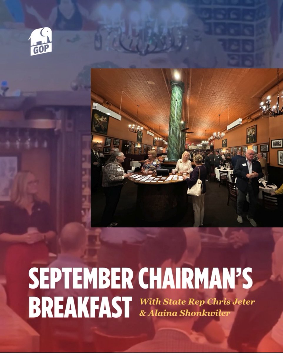 HCRP_IN's tweet image. Thanks to all who joined us for the September Chairman’s breakfast where we heard from State Representatives Chris Jeter and Alaina Shonkwiler.