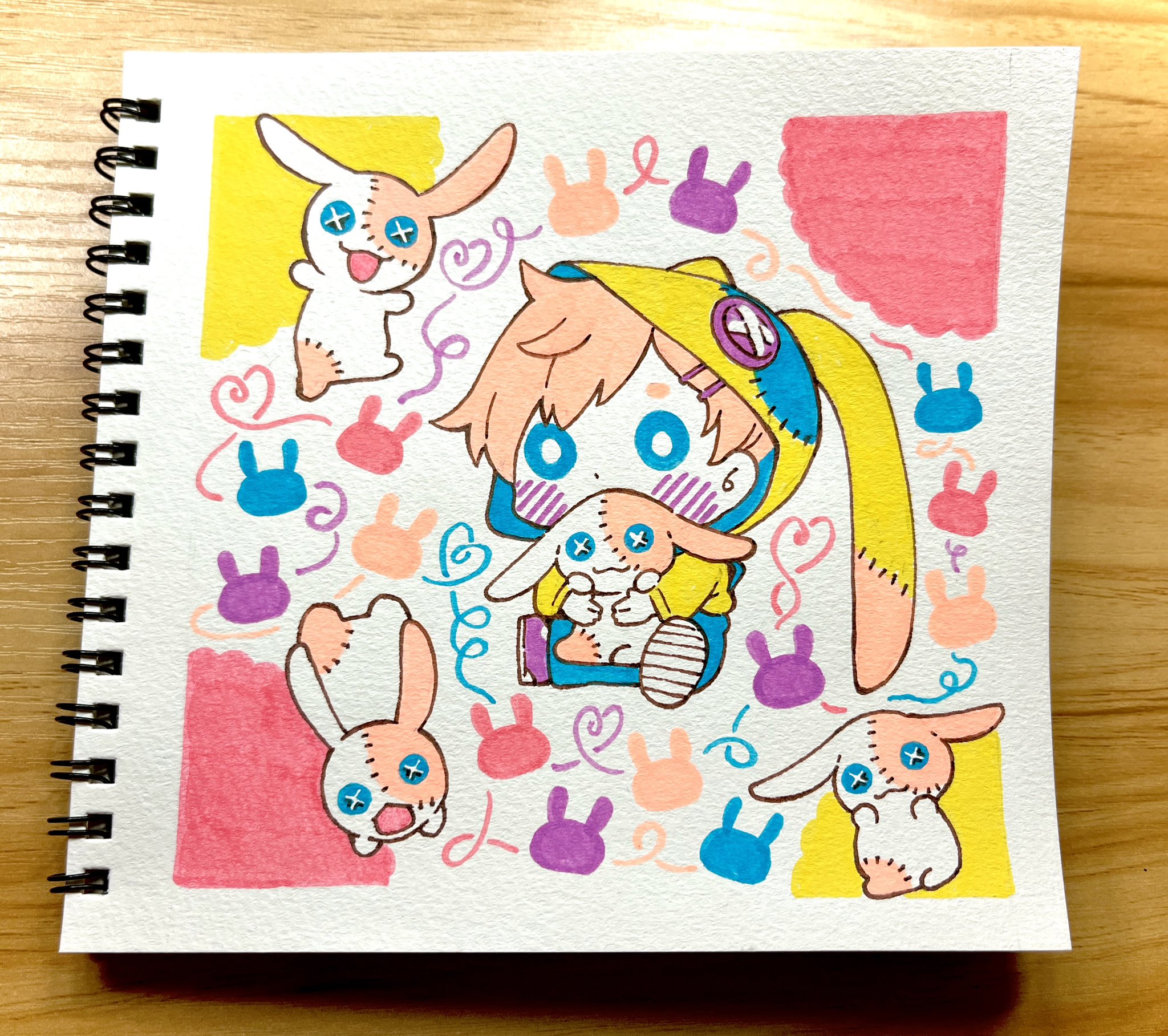 ◇手描きイラスト◇RIN様用頁 ふぉるて様（X:@ rnroi29） 周年の記念イラストを描かせて