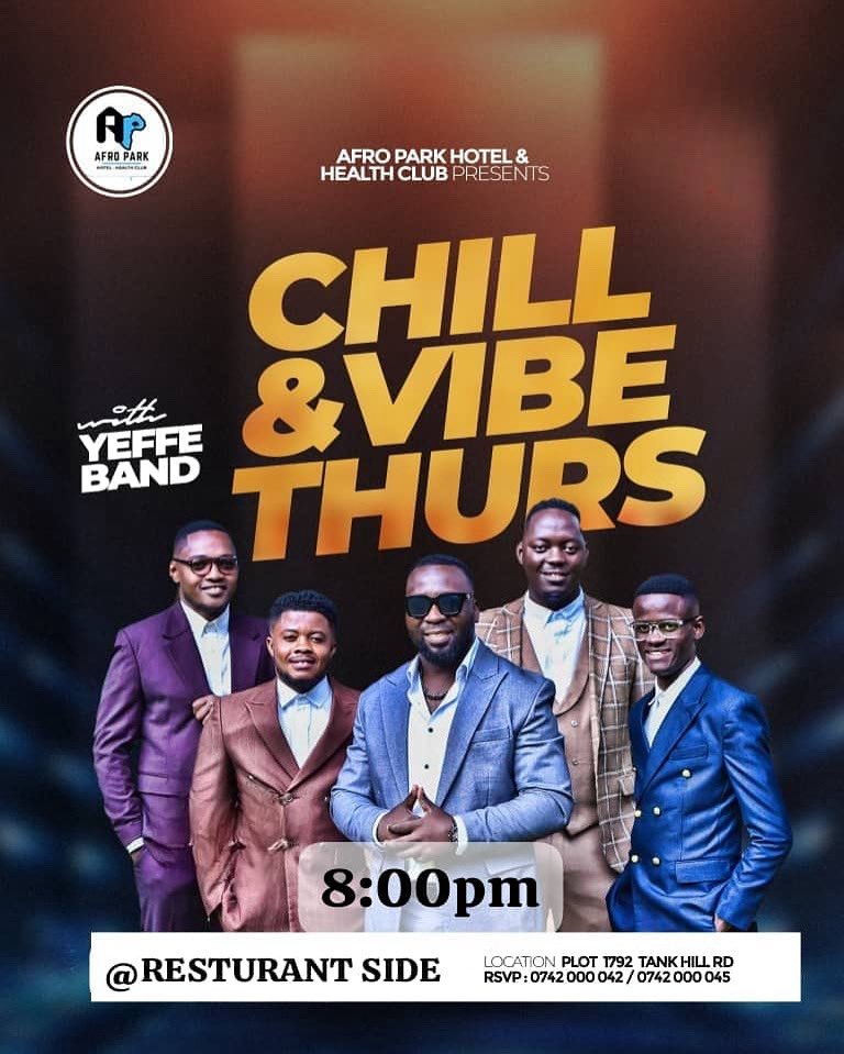 Yeffe_Ug🇺🇬 (@yeffeug) on Twitter photo What’s your Thursday evening schedule!!! Because the party is on <a href="/afroparkhotel/">Afro Park Hotel and Health Club</a> What’s your Thursday evening schedule!!! Because the party is on <a href="/afroparkhotel/">Afro Park Hotel and Health Club</a>