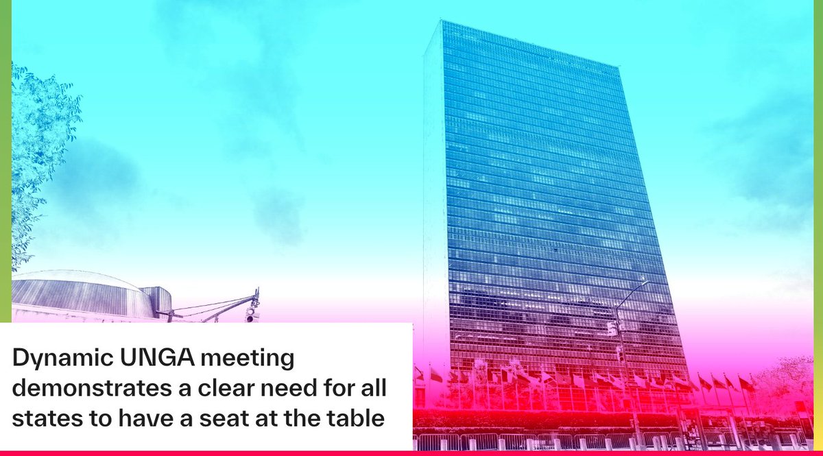 BanKillerRobots's tweet image. 🍎NEW YORK: At last year&apos;s #FirstCommittee in New York, states passed resolution 79/62 with 166 states in favour – this mandated the May 2025 consultations on #AutonomousWeapons where all states were able to inclusively discuss the full range of impacts #KillerRobots pose.