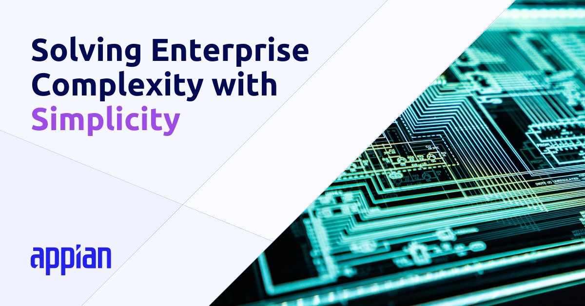 In a recent interview, Medhat Galal, SVP of Engineering at Appian, shares how simplicity drives innovation.

From low-code to AI, it’s about removing friction and delivering secure, unified experiences.

Read the full interview: ap.pn/41R4gaP #TheProcessCompany