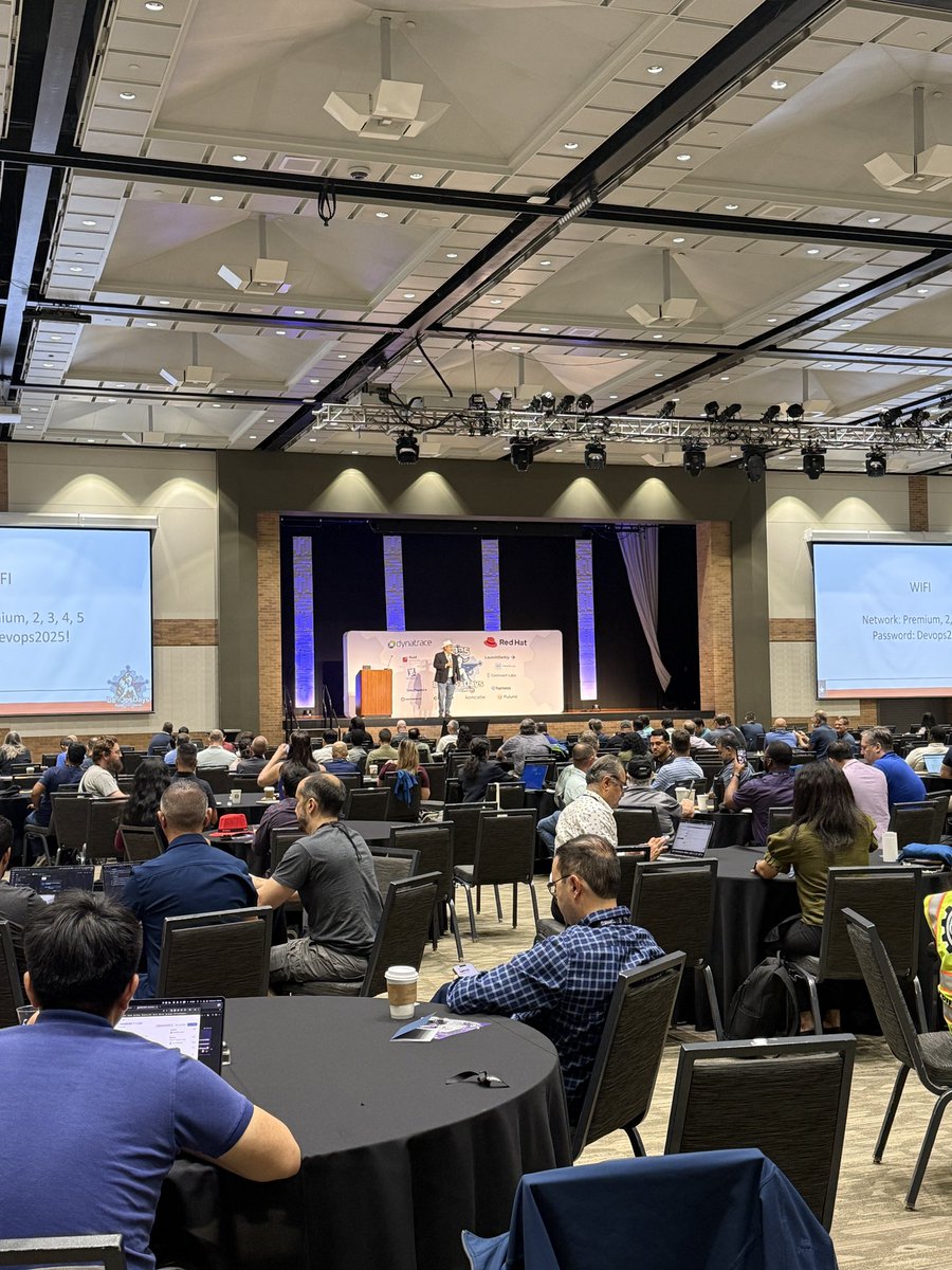 DevOpsDaysDFW's tweet image. 🎉 We’re kicking things off here at DevOpsDays Dallas-Fort Worth 2025!
The registration tables are open, shirts are ready, and the community is already coming together.
Excited for two days of learning, networking, and great conversations 🚀💡
#DevOpsDays #DFW #Community #DevOp