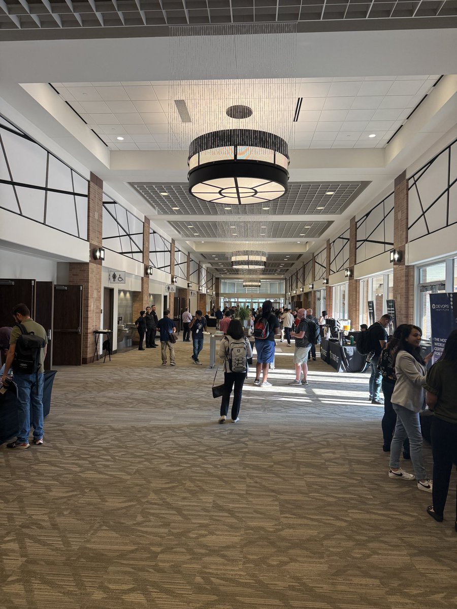 DevOpsDaysDFW's tweet image. 🎉 We’re kicking things off here at DevOpsDays Dallas-Fort Worth 2025!
The registration tables are open, shirts are ready, and the community is already coming together.
Excited for two days of learning, networking, and great conversations 🚀💡
#DevOpsDays #DFW #Community #DevOp