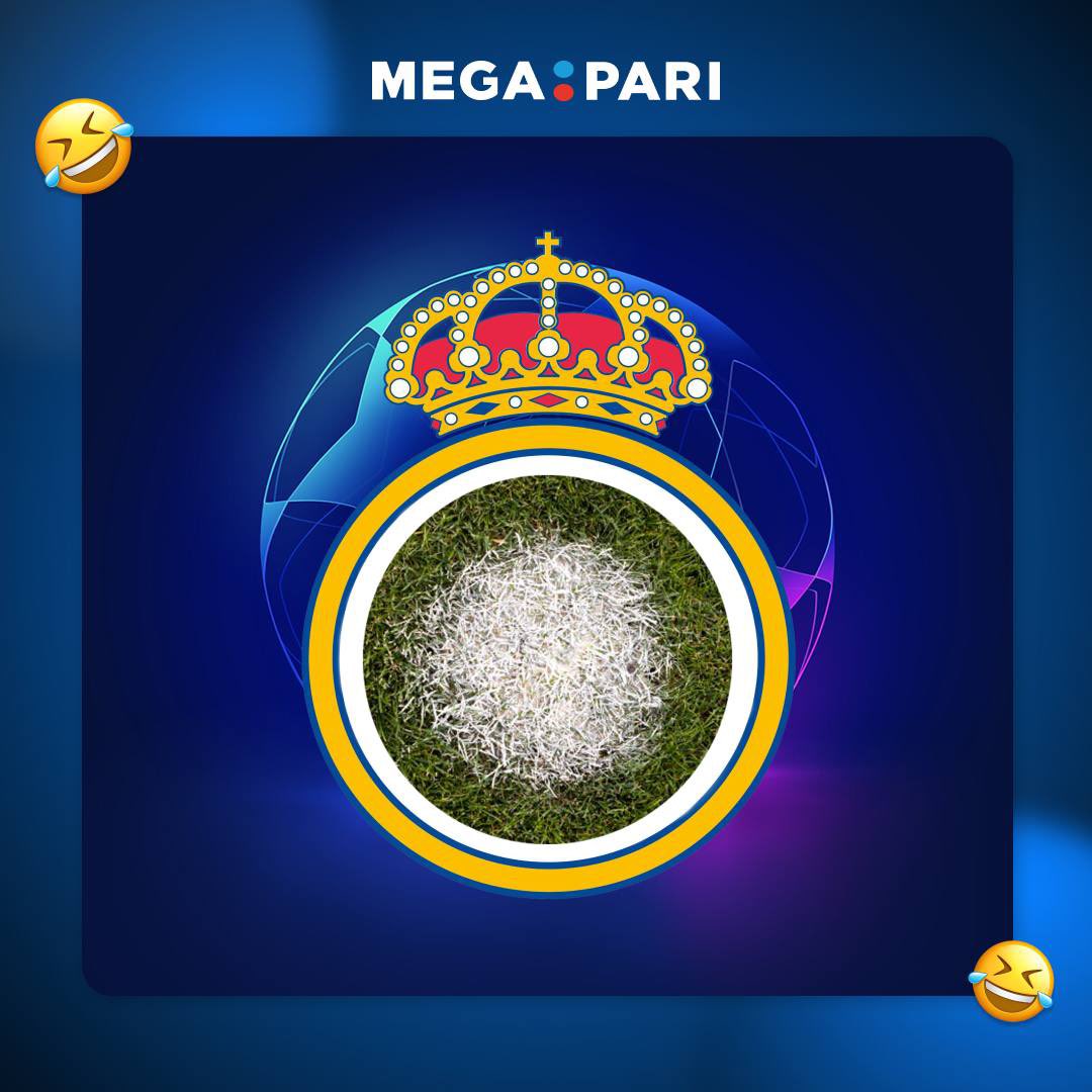 Real Madrid'in Şampiyonlar Ligi için özel logosu! 🤣

Madrid kulübü dün her ikisi de penaltıdan olan gollerle galip geldi 🇪🇸

#realmadrid #ucl #meme