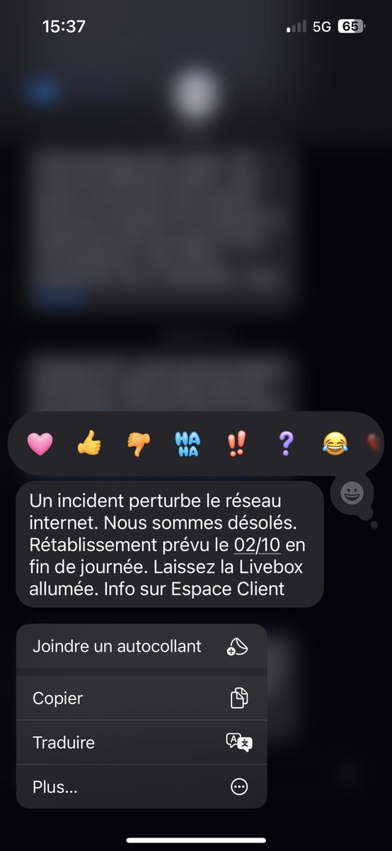 MelleShady's tweet photo. @Orange_France Bonjour, c’est une blague ? https://t.co/7UduCwkxw6