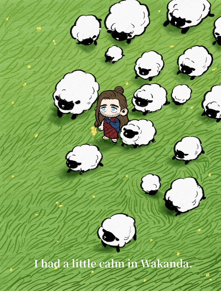 #buckybarnes I had a little calm in Wakanda.