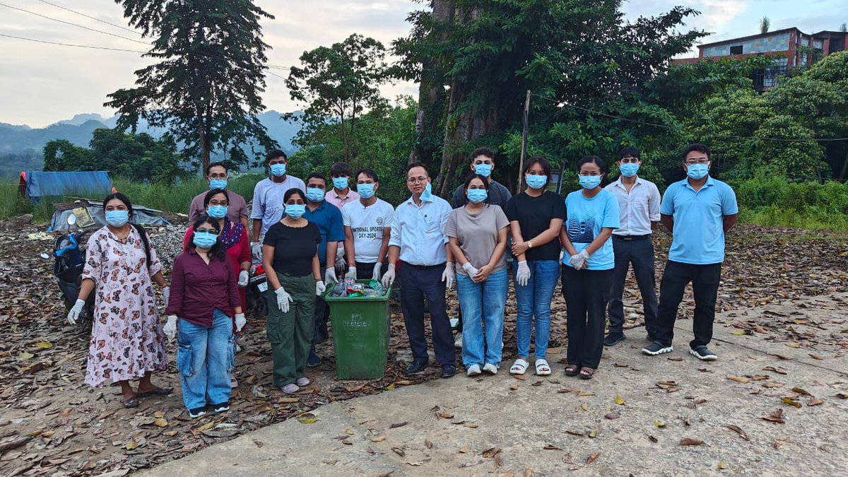 EbsbAp's tweet photo. Cleanliness Drive at All Academic Blocks of @NitArunachal
@SwachhBharatGov, @SwachhBharat, @MoHUA_India,
@MoJSDDWS, @EBSB_Edumin, @EduMinofIndia
#SHS2025 #SwachhataHiSeva2025 #Swachhotsav #EBSB https://t.co/5eiIkhRHc9
