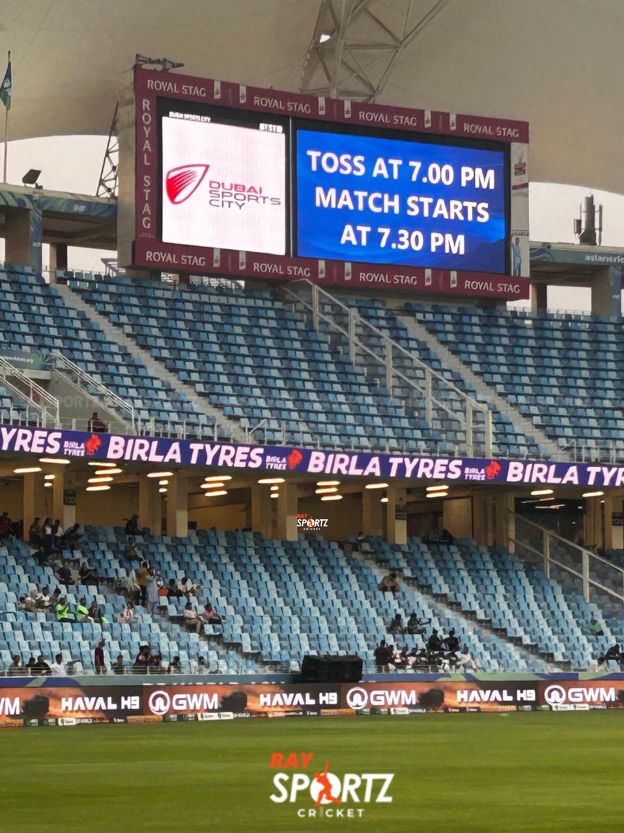 Latest update from Ground Zero.

#AsiaCupT20 #UAEvsPAK