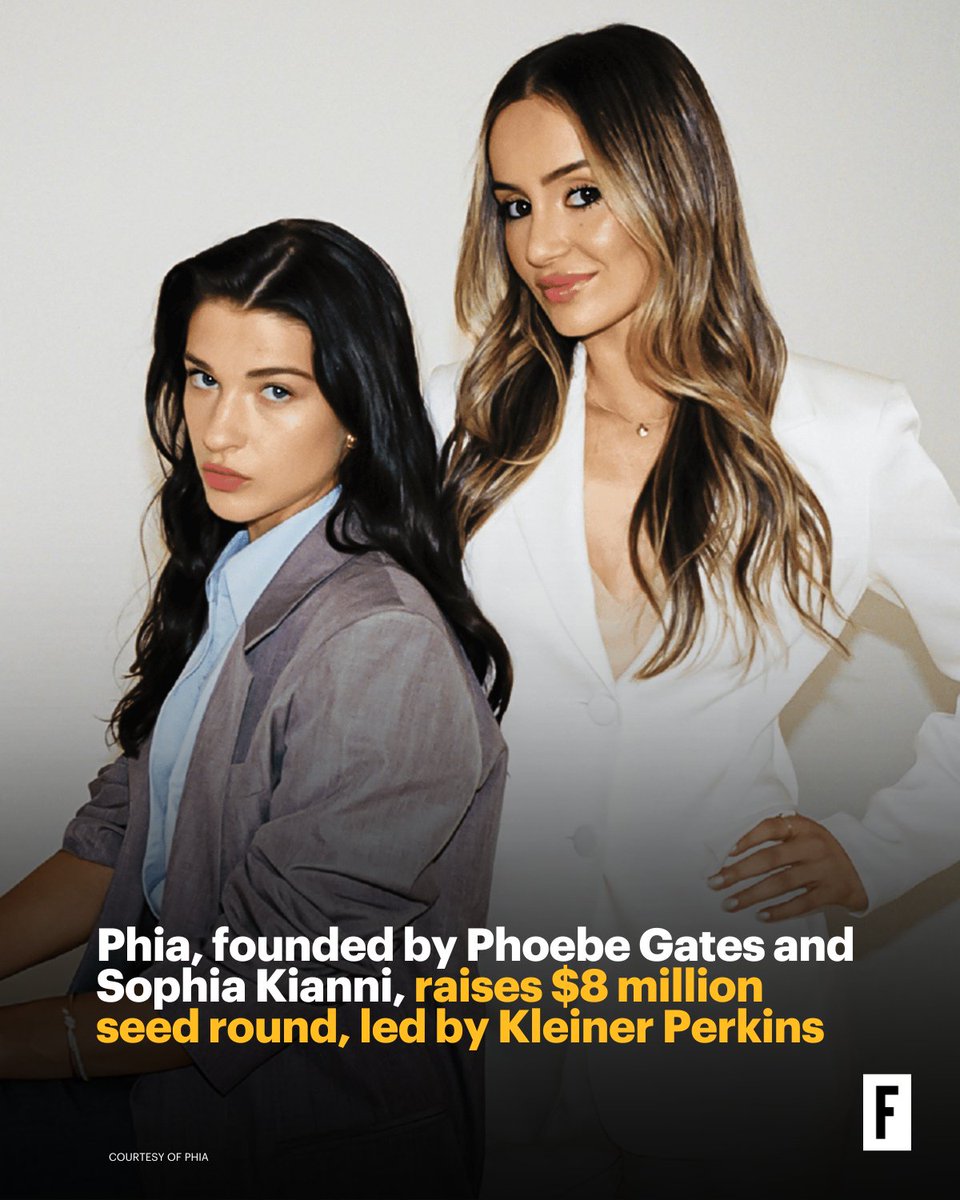 FORTUNE (@fortunemagazine) on Twitter photo Stanford roommates <a href="/PhoebeAdellle/">Phoebe Gates</a> and <a href="/SophiaKianni/">Sophia Kianni</a> started <a href="/PhiaCo_/">Phia</a>, an AI-driven shopping agent that launched in April 2025 and has since reached 500,000 users and more than 5,000 direct brand partners. trib.al/SmkaPmm Stanford roommates <a href="/PhoebeAdellle/">Phoebe Gates</a> and <a href="/SophiaKianni/">Sophia Kianni</a> started <a href="/PhiaCo_/">Phia</a>, an AI-driven shopping agent that launched in April 2025 and has since reached 500,000 users and more than 5,000 direct brand partners. trib.al/SmkaPmm