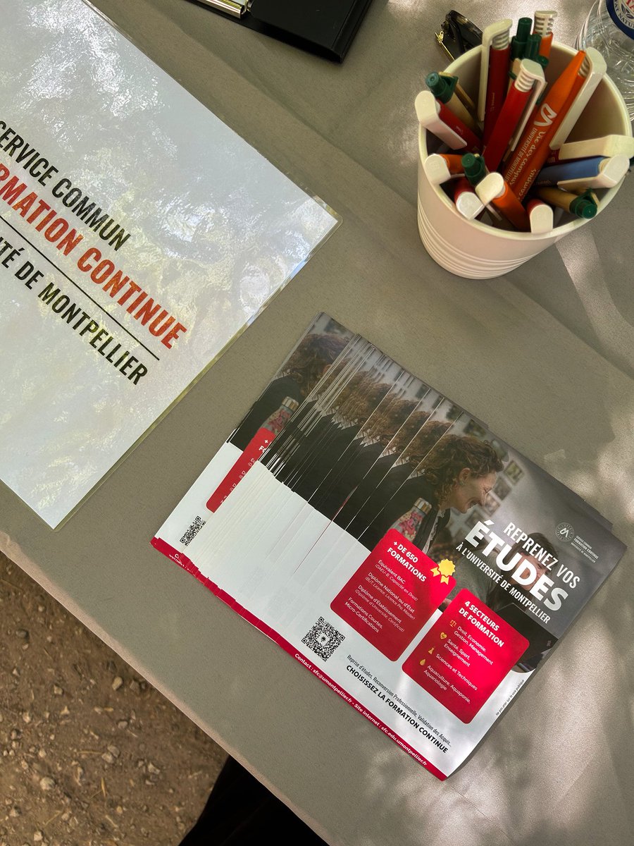 Formation Continue Université de Montpellier (@sfc_um) on Twitter photo 🔴 En direct de la #JANE2025
La Journée d’Accueil des Nouveaux Étudiants de l’<a href="/umontpellier/">Université de Montpellier</a>, c’est aujourd’hui 🥳
Rendez-vous au Jardin des Plantes de #Montpellier pour nous rencontrer et échanger sur votre projet de #formationcontinue 🤓
Nous sommes présents jusqu’à 18h ☀️ 🔴 En direct de la #JANE2025
La Journée d’Accueil des Nouveaux Étudiants de l’<a href="/umontpellier/">Université de Montpellier</a>, c’est aujourd’hui 🥳
Rendez-vous au Jardin des Plantes de #Montpellier pour nous rencontrer et échanger sur votre projet de #formationcontinue 🤓
Nous sommes présents jusqu’à 18h ☀️