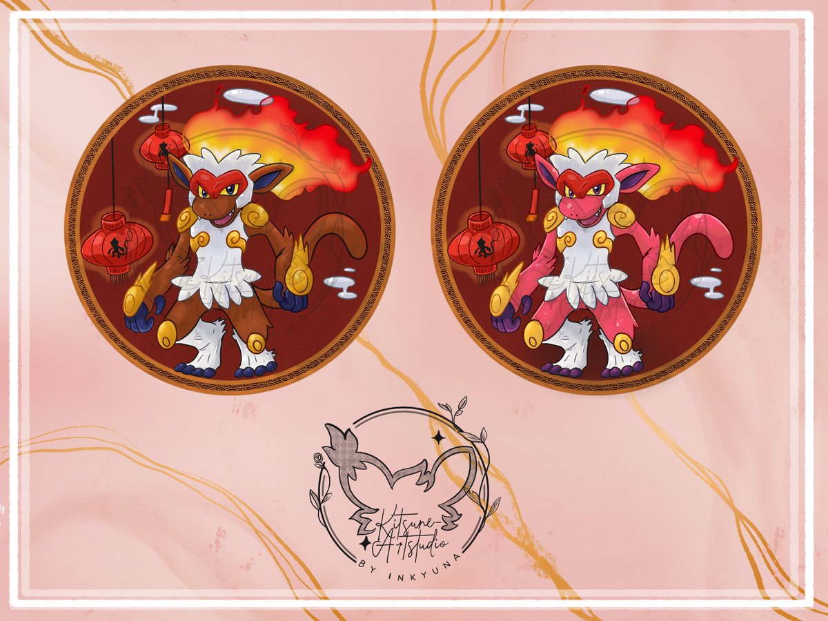 ✨🌙4/12 Year of the Monkey!🌙✨Für das Jahr des Affen steht Panferno zur Seite! Ich finde die Farben passen super und es passt wunderbar in den Themenkreis! 

Ich arbeite im Wechsel an der Mega Serie und der Chinese Zodiac-Reihe 

5/12 Year of the Rooster! 
Coming soon! 🌙🥰