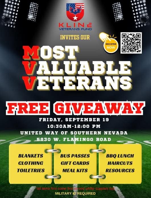 Kevin_Panet's tweet photo. Attention Veterans!
First come, first served — while supplies last!
Military ID Required

Register now: https://t.co/ycD3kvdeIh

#kvf #mvv #veterans https://t.co/vASlkvraOS