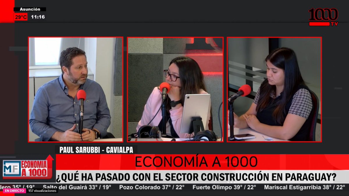 ¿QUÉ HA PASADO CON EL SECTOR CONSTRUCCIÓN EN PARAGUAY? |📊🚧🏗️

🗣️"La construcción, sector de la infraestructura, más todavía obras públicas, normalmente tienen ciclos, siempre los finales e inicios de los gobiernos son difíciles, hasta ahora son así. Es así como este gobierno