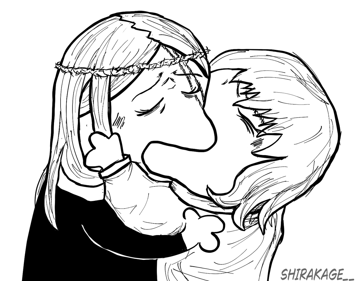 ShiraKage__'s tweet photo. ''I cant believe togashi didnt draw their kissing scene''
Are you sure?
#hunterxhunter #hxh #morksen https://t.co/A2MRz8yQv3