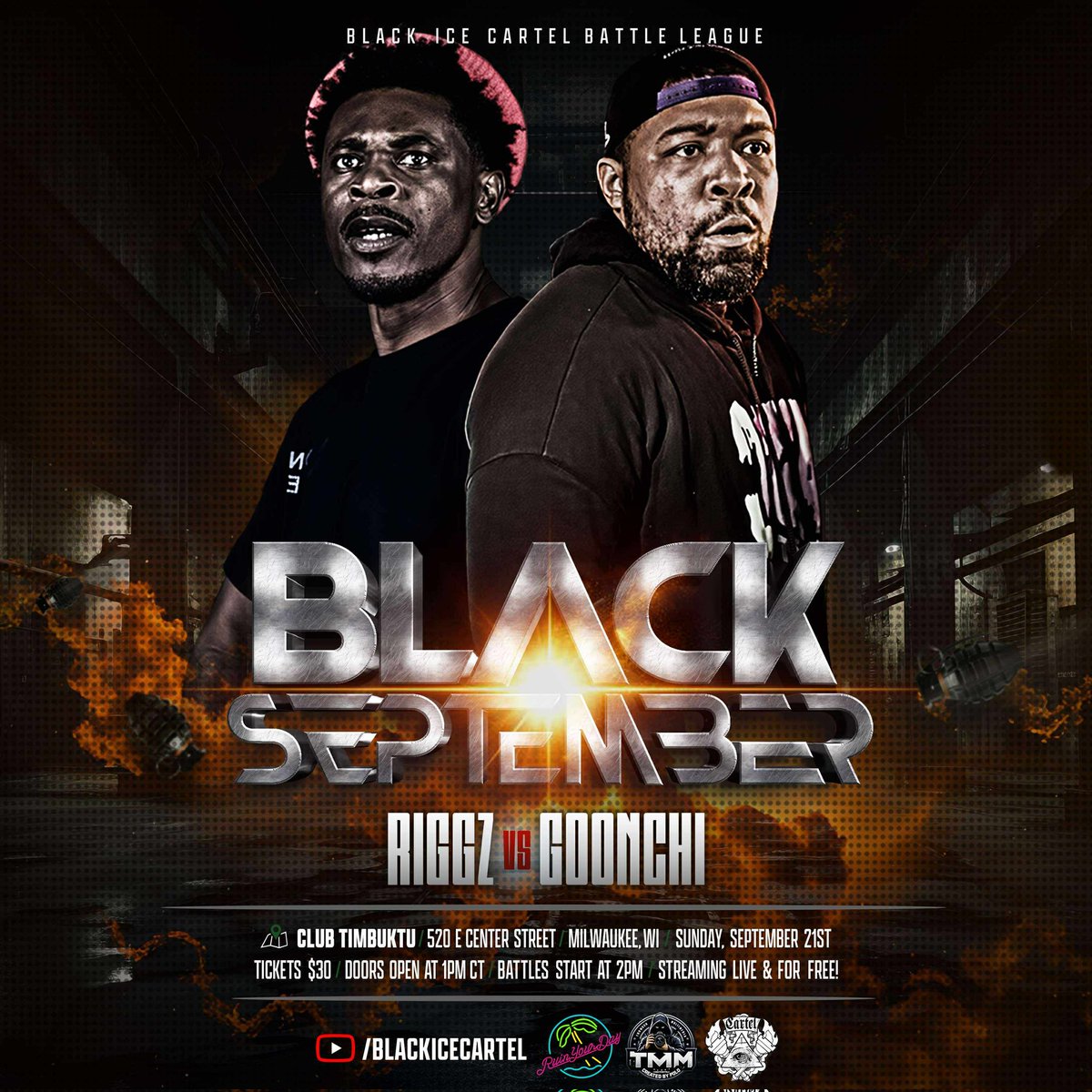 4 Days Away‼️  2 Dawgs Lock In <a href="/DademonGoonchi/">Goonchi</a> vs <a href="/baghdadriggz/">R❌GGZ919🦍</a> 😤😤😤 #BlackSeptember #CartelHoe