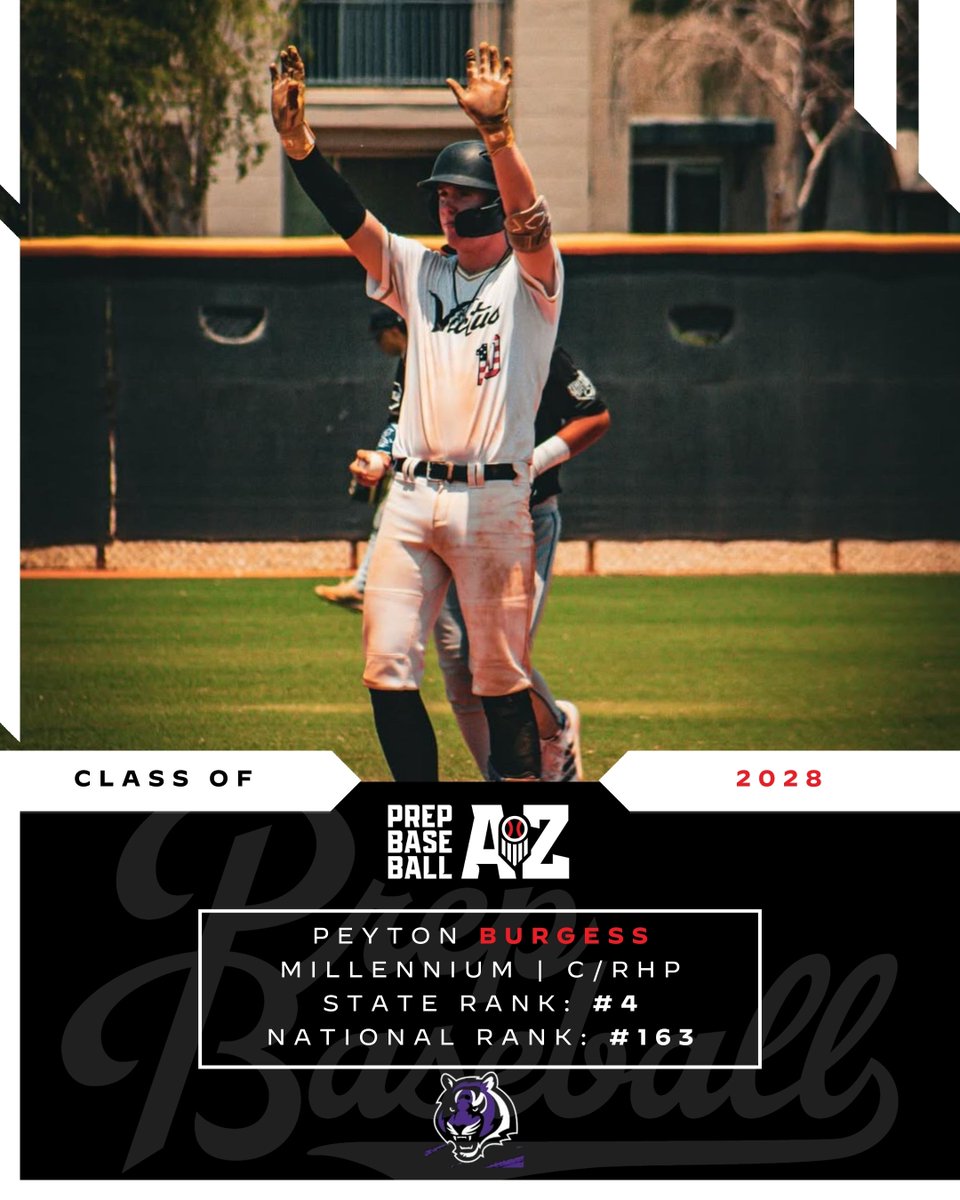 𝐀𝐫𝐢𝐳𝐨𝐧𝐚 ⏩ 𝐍𝐚𝐭𝐢𝐨𝐧𝐚𝐥 𝐑𝐚𝐧𝐤𝐢𝐧𝐠𝐬

<a href="/ShooterHunt/">Shooter Hunt</a> and the Prep Baseball Staff have dropped Updated National Top 300 with 2️⃣ Arizona prospects landing in the Top 150 and 7️⃣ Arizona prospects earning their spot in the Top 300! #BeSeen

Check out where the AZ