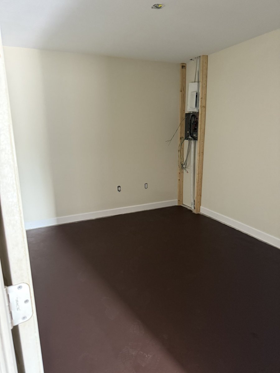 Coming together nicely - already have leasing interest from small biz owners driving by