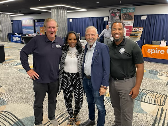 PHADA's Tim Kaiser with Alyshia Cook, Mark Thiele, and Seth Embry at the Alabama Assoc meeting this week. Kaiser presented a Washington update before a packed room.