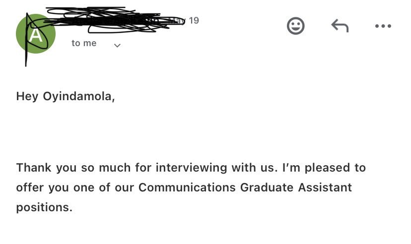Oyinbillions's tweet photo. It’s been a month since I relocated to the United States of America to pursue a FULLY FUNDED Master’s Degree at Mississippi State University with a Graduate Assistantship position. 🥰💃

God did! Dream, God can fund it! ❤️ https://t.co/KnFr3QZPGA