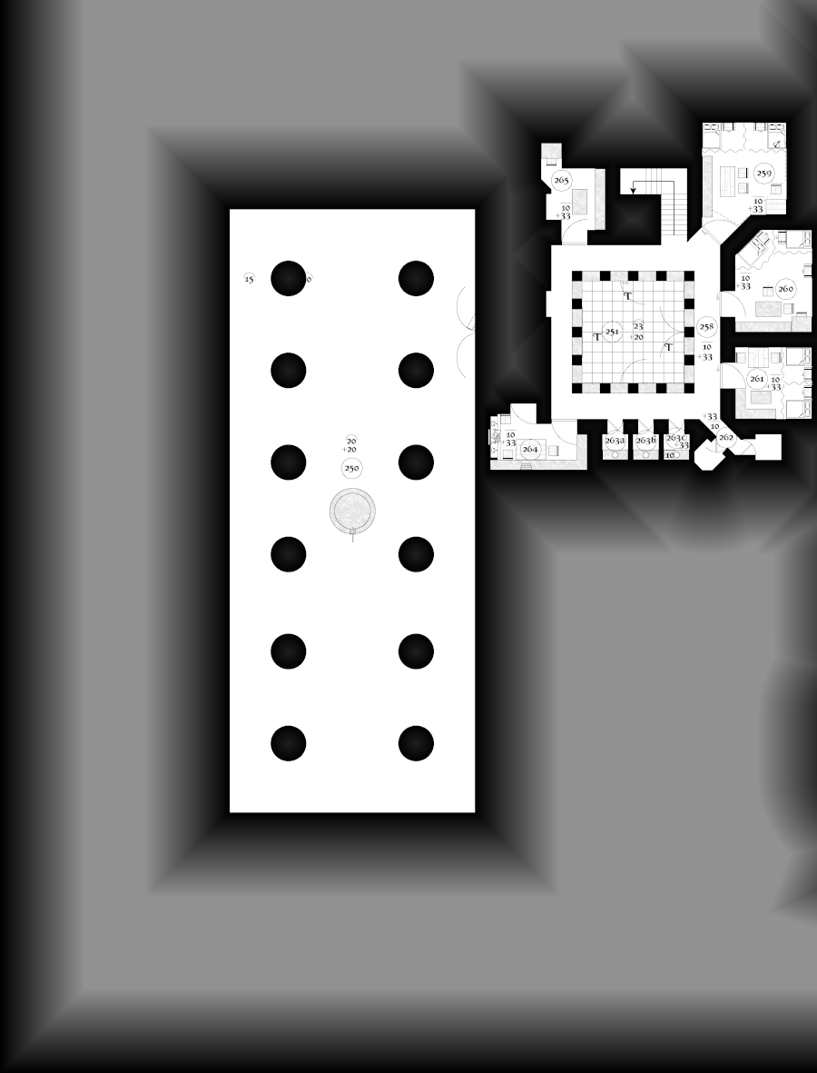 ZathrasAdventur's tweet photo. #dungeon25 #Day265 A sour rotten smell fills the air. A table sits in the path in front of a built in stone bench covered in dirty flat cushions. Above the bench is a dwarven relief carving. In an alcove in the corner is a desk with a chair in front of it. https://t.co/LpstLXVYKl https://t.co/xRUU5SA15U