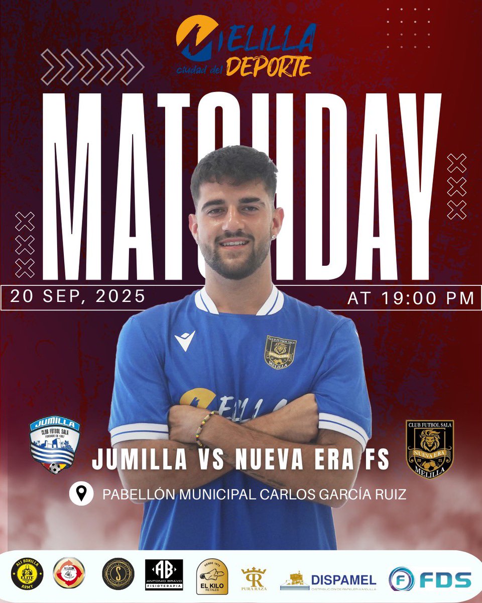 NuevaeraFS_ML's tweet photo. ¡Segunda jornada de liga !

Este sábado viajamos a Jumilla para darlo todo 💪⚽

📍 Pabellón Carlos García Ruiz
🗓 20 de septiembre 
⏰ 19:00h
📺 Directo en YouTube

¡Todos con el equipo! 🔴⚪ #Jornada2 https://t.co/m79hl1b47z