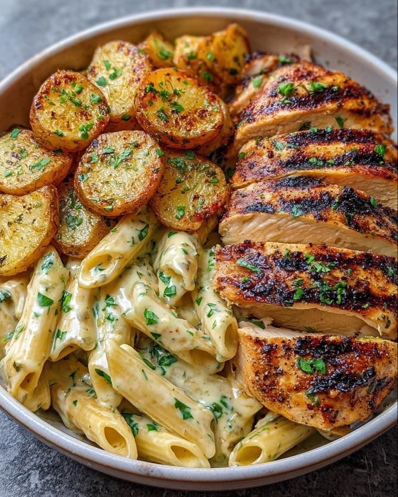 Creamy Chicken Pasta 🍝