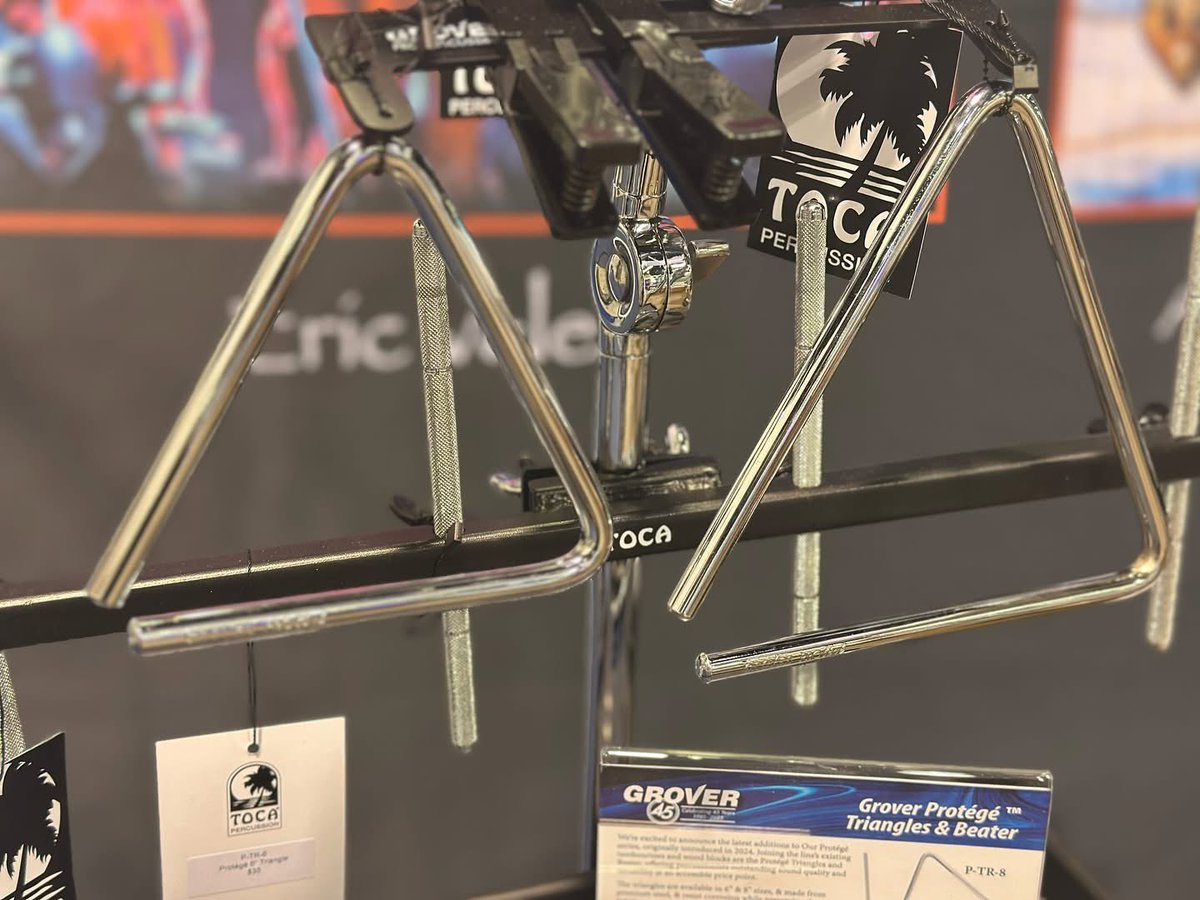 Grover Protégé Triangle

Experience clear, sustained tone with the Grover Protégé Triangle. Clarity without breaking the bank.

#groverpropercussion #TriangleLife #GroverProtégé #concertpercussion #value