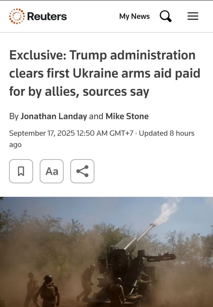 BrianJBerletic's tweet image. 🇺🇸🇺🇦 Continuity of Agenda: US Trump Admin Approves First Arms Package to Ukraine

▪️ This continues the Biden administration's policy of arming Ukraine in a war US President Donald Trump accuses President Biden of starting and US Secretary of State Marco Rubio admits is a US…