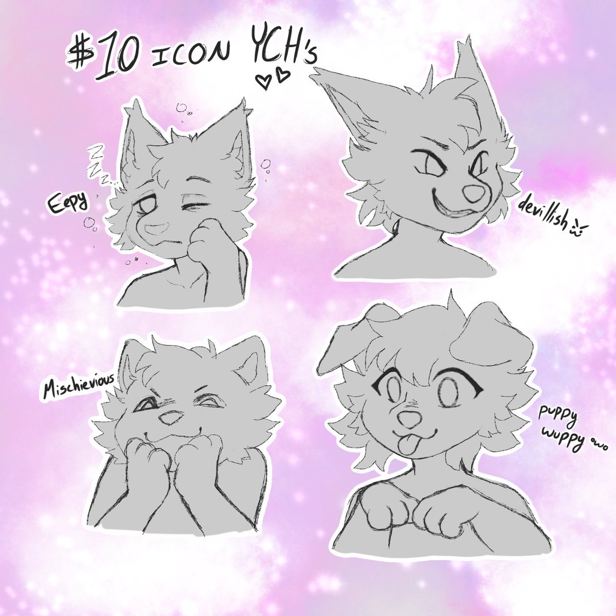 Icon YCH’s :3
10usd each
Dm if interested hehe
#furryart #furry #furryych