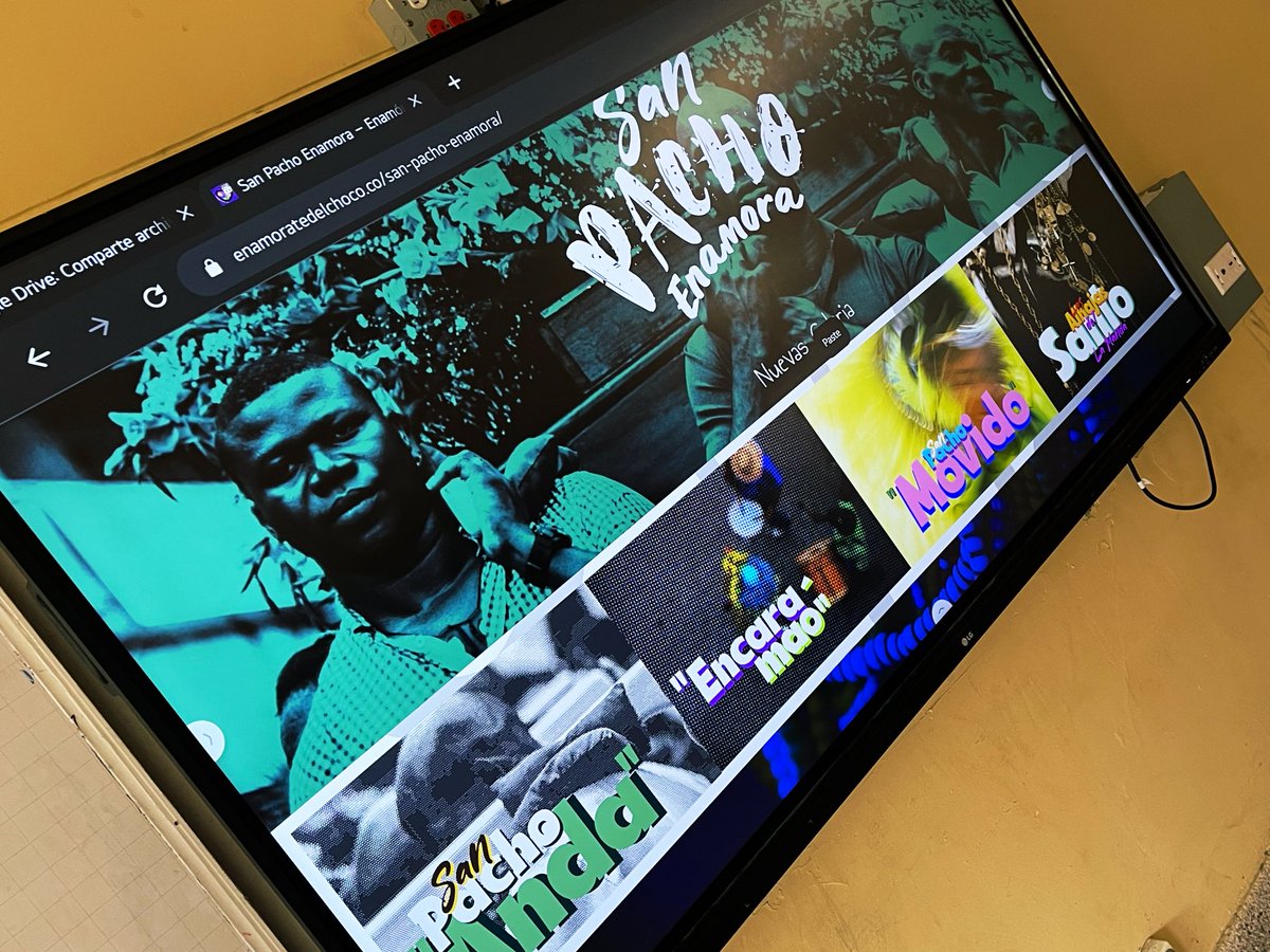 “San Pacho Enamora” ¡Oiga mano! les cuento que he estado casi 3 meses aprendiendo a programar organizar y refrescar la nueva y “mela” página web enamoratedelchoco.co 🙌🏾 dentren a ve’ 🤩