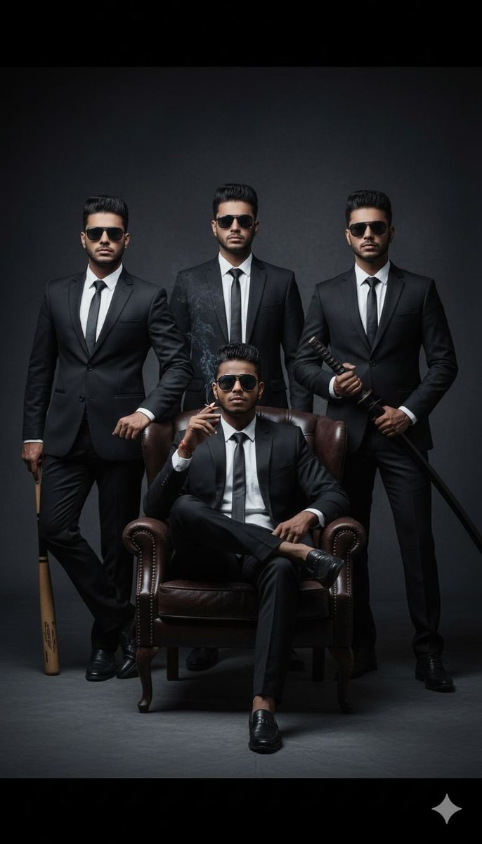 dileeplotiyaup's tweet image. &quot; 👑 &quot;Boss नहीं… पूरा System हूँ।&quot;

#BossVibes #PowerLook #GentlemenStyle #AttitudeKing #BlackSuitMagic #TeamGoals #RoyalVibes #LegendaryLook