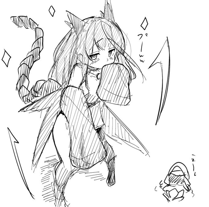 Mon3trちゃん出てきて祈願絵 