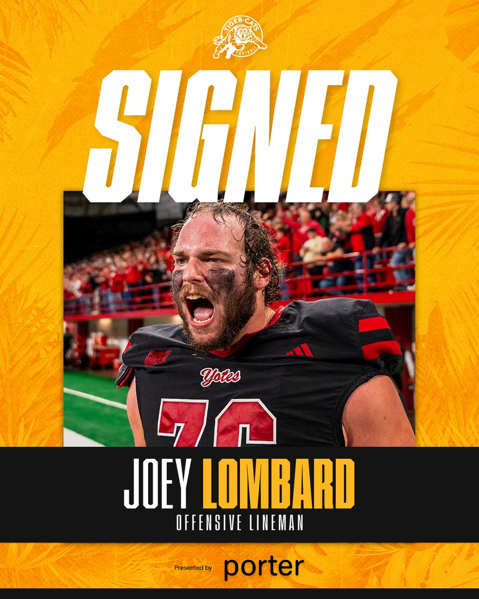 Ticats's tweet photo. We've signed 🇺🇸 OL Joey Lombard!

🗞️ | https://t.co/wzpayhaIFH

@porterairlines | @SDCoyotesFB https://t.co/WocfASIG43