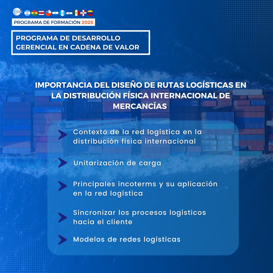 🌍 ¿Cómo optimizar tu red logística internacional?
Aprende sobre incoterms, unitarización de carga y modelos de redes en nuestro próximo módulo.
📅 25/09 | 8 AM – 12 PM | 💻 Zoom
🎙️ Ing. Rafael Marticorena
🔗 forms.office.com/r/GPgTSMXBUh