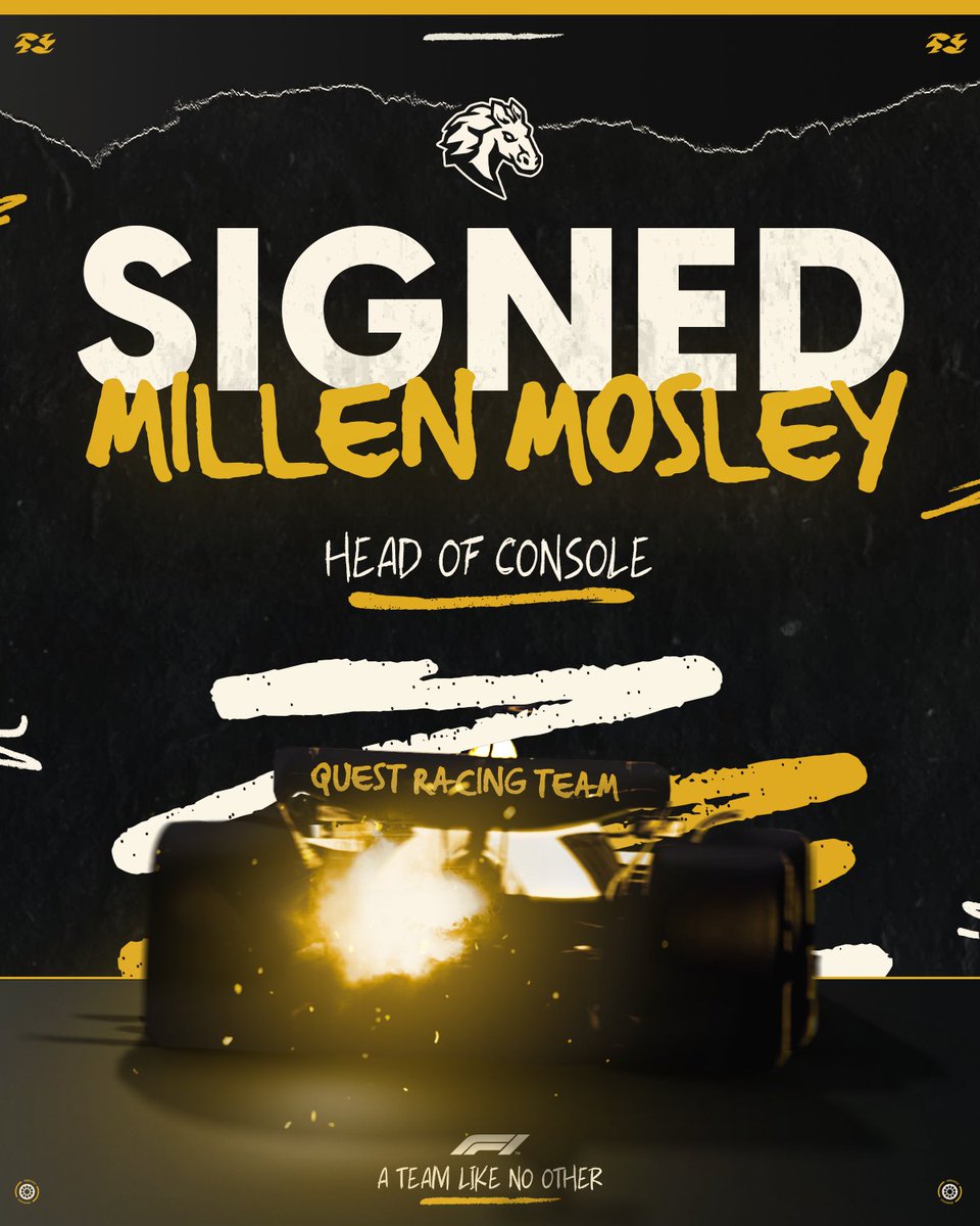 🟡Management Signing🟡

New boss unlocked 🤵‍♂️

We are very happy to introduce Millen Mosley aka MoZa as our new Head of Console. 🔥
He brings in a lot of experience from his past teams like BRT and EVR. 

<a href="/MillenMosley42/">Millen Mosley</a> is ready to take us to the next level.📈

#ATeamLikeNoOther